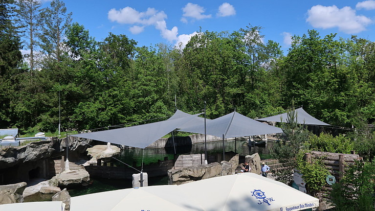 Sonnenschutzsegel Tierpark Hellabrunn Sonnenschutzsegel Tierpark Hellabrunn